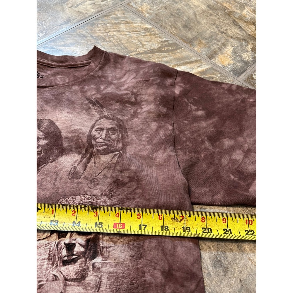 The Mountain Founding Fathers Shirt Men M Brown Tie Dye Graphic Tee - Picture 4 of 5